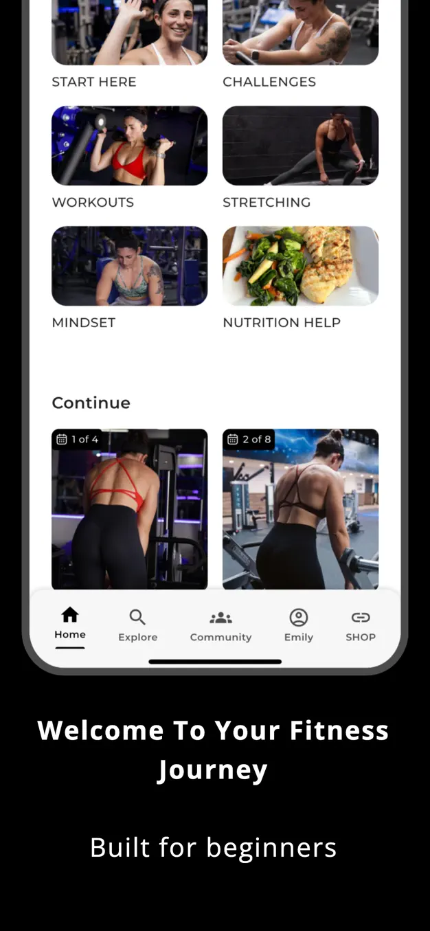 Freshman Fitness app screenshot 2